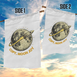 Copy Moon Joy Space Lover Lunar Mission Garden Flag Astronaut Sci Fi Graphic TS12 Print Your Wear