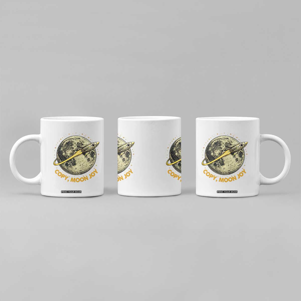 Copy Moon Joy Space Lover Lunar Mission Coffee Mug Astronaut Sci Fi Graphic TS12 Print Your Wear