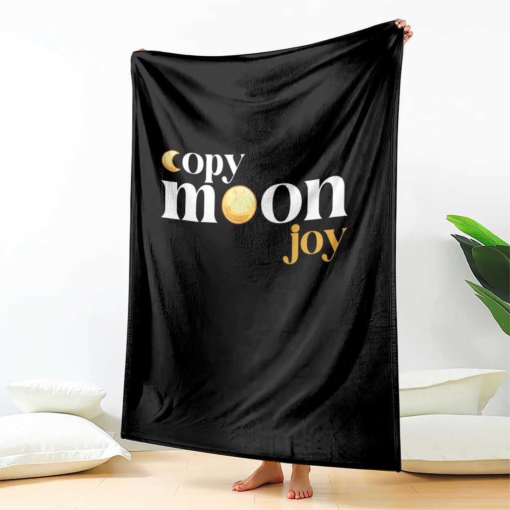 Copy Moon Joy Statement Full Moon Throw Blanket Space Exploration Lunar Journey 2026 TS12 Print Your Wear