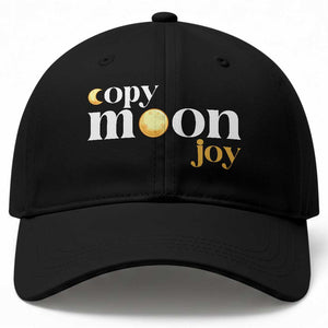 Copy Moon Joy Statement Full Moon Baseball Cap Space Exploration Lunar Journey 2026 TS12 Print Your Wear
