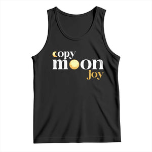 Copy Moon Joy Statement Full Moon Tank Top Space Exploration Lunar Journey 2026 TS12 Black Print Your Wear