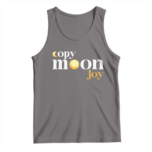 Copy Moon Joy Statement Full Moon Tank Top Space Exploration Lunar Journey 2026 TS12 Deep Heather Print Your Wear