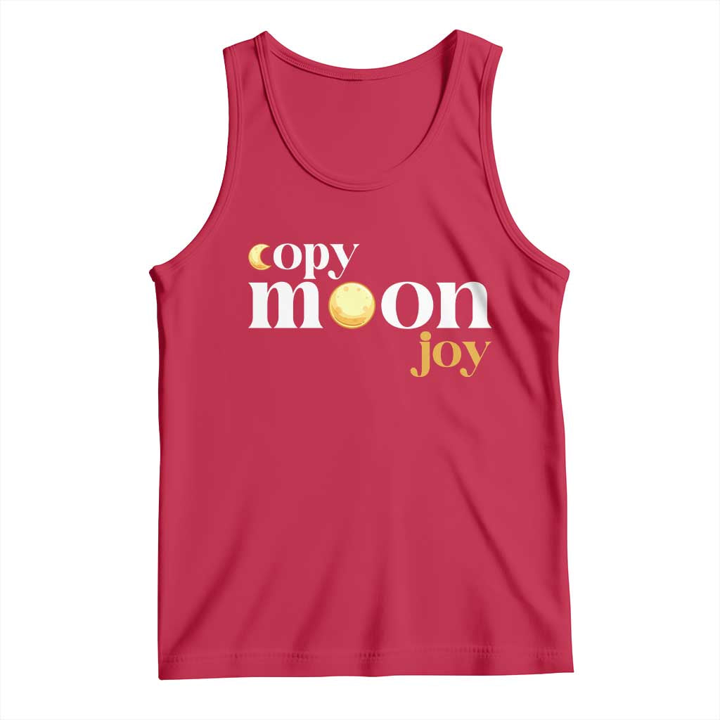 Copy Moon Joy Statement Full Moon Tank Top Space Exploration Lunar Journey 2026 TS12 Red Print Your Wear
