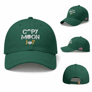 Lunar Mission Astronaut Space Lover Baseball Cap Copy Moon Joy Sci Fi Graphic TS12 Baseball Cap Universal Fit Irish Green Print Your Wear