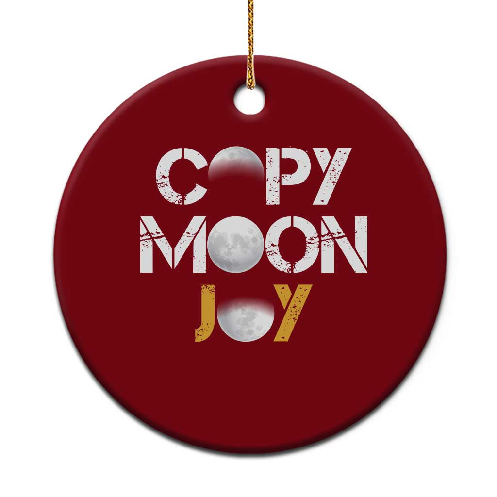 Lunar Mission Astronaut Space Lover Ceramic Ornament Copy Moon Joy Sci Fi Graphic TS12 1pc Red Print Your Wear