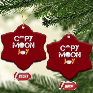 Lunar Mission Astronaut Space Lover Ceramic Ornament Copy Moon Joy Sci Fi Graphic TS12 Print Your Wear