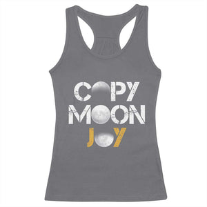 Lunar Mission Astronaut Space Lover Racerback Tank Top Copy Moon Joy Sci Fi Graphic TS12 Charcoal Print Your Wear