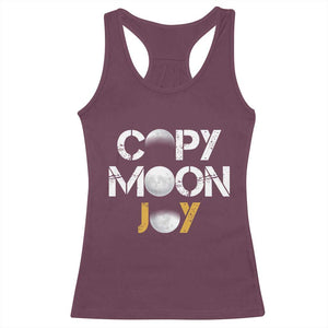 Lunar Mission Astronaut Space Lover Racerback Tank Top Copy Moon Joy Sci Fi Graphic TS12 Maroon Print Your Wear