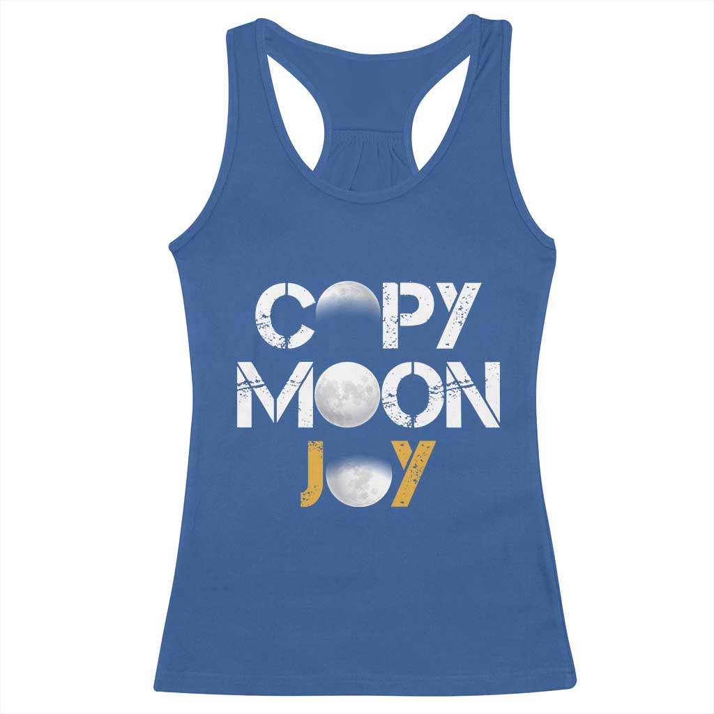 Lunar Mission Astronaut Space Lover Racerback Tank Top Copy Moon Joy Sci Fi Graphic TS12 Royal Blue Print Your Wear