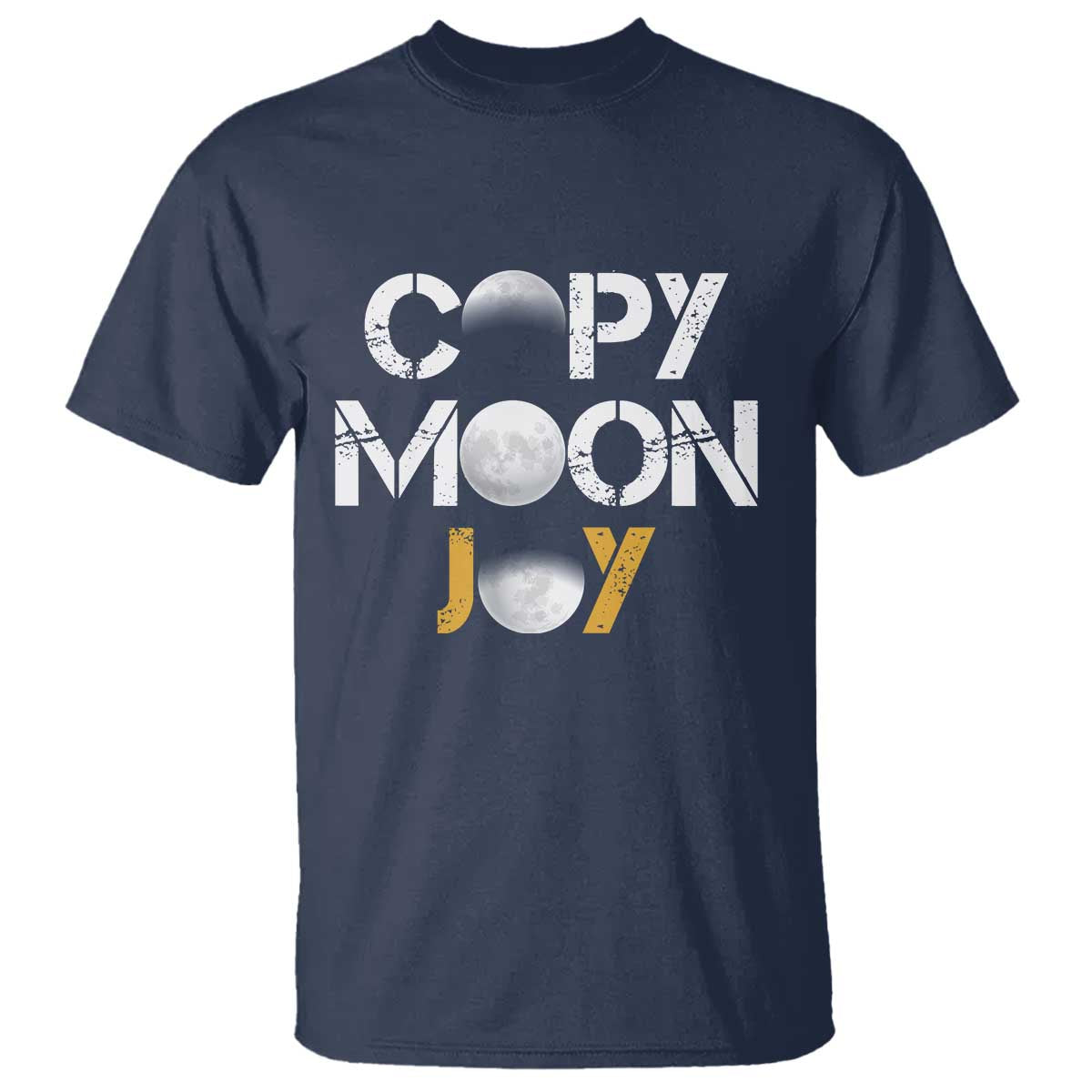 Lunar Mission Astronaut Space Lover T Shirt Copy Moon Joy Sci Fi Graphic TS12 Navy Print Your Wear