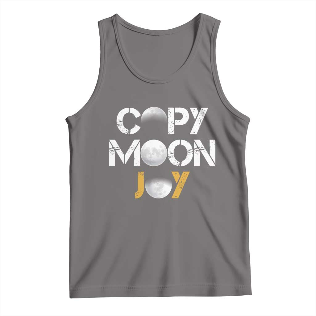 Lunar Mission Astronaut Space Lover Tank Top Copy Moon Joy Sci Fi Graphic TS12 Deep Heather Print Your Wear