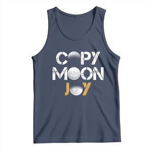 Lunar Mission Astronaut Space Lover Tank Top Copy Moon Joy Sci Fi Graphic TS12 Navy Print Your Wear