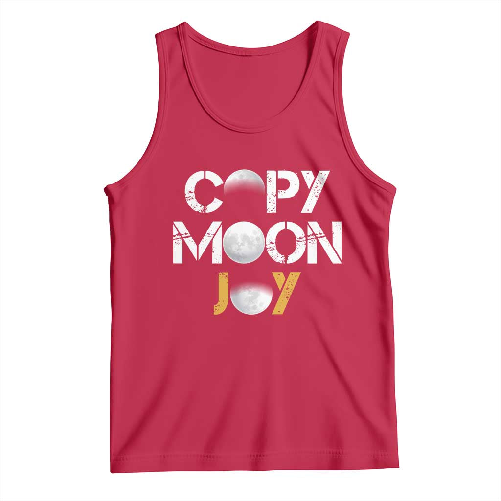 Lunar Mission Astronaut Space Lover Tank Top Copy Moon Joy Sci Fi Graphic TS12 Red Print Your Wear