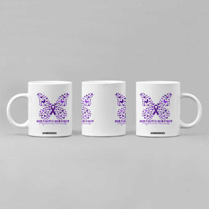 Alzheimers Awareness Butterfly Support Gift Coffee Mug Her Fight Our Fight TS12 Print Your Wear