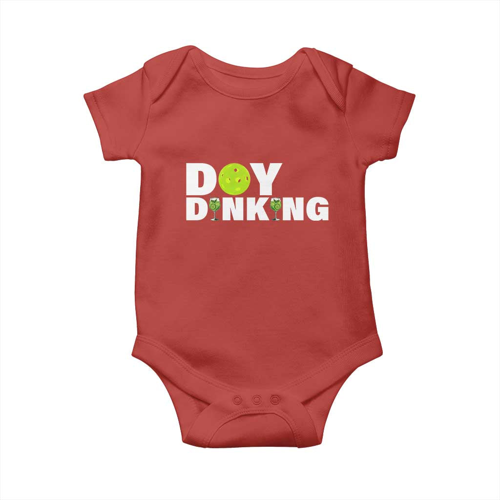 Pickleball Lover Baby Onesie Day Dinking Drinking Gift TS12 Red Print Your Wear