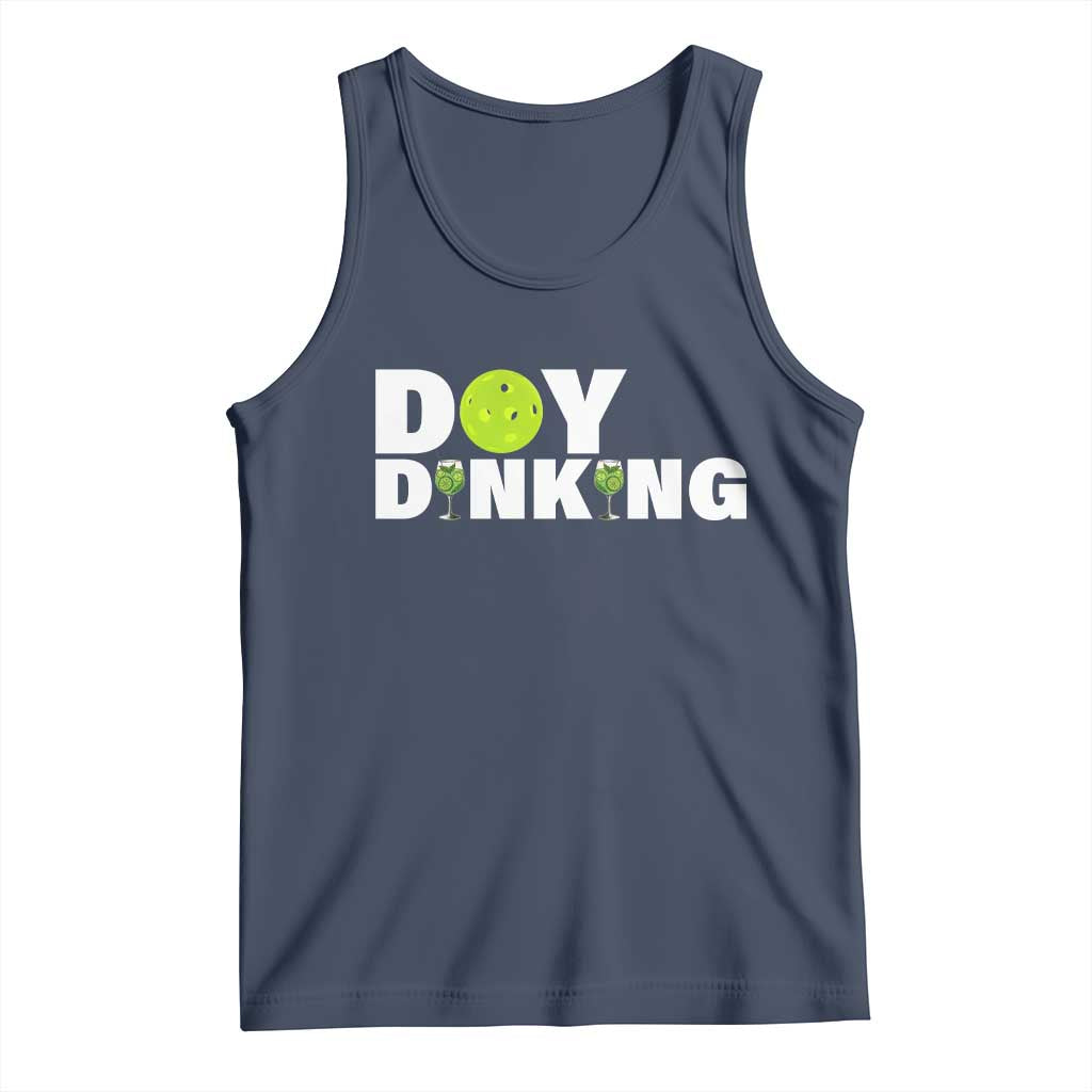 Pickleball Lover Tank Top Day Dinking Drinking Gift TS12 Navy Print Your Wear