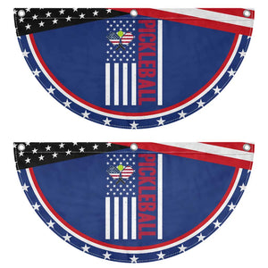 Pickleball Lover Patriotic Fan Flag American Flag Sport Gift TS12 2pcs pack Classic Navy Print Your Wear
