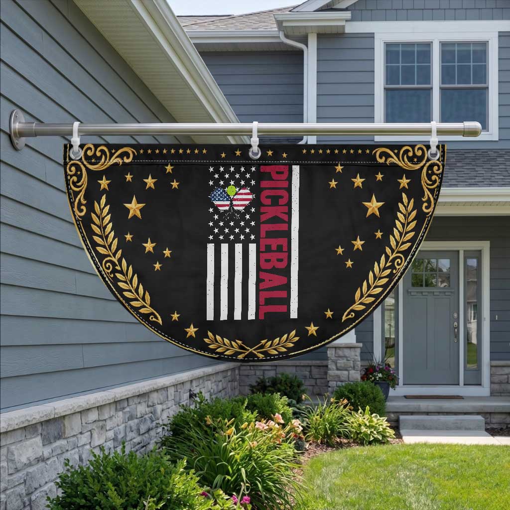 Pickleball Lover Patriotic Fan Flag American Flag Sport Gift TS12 2pcs pack Vintage Black Print Your Wear