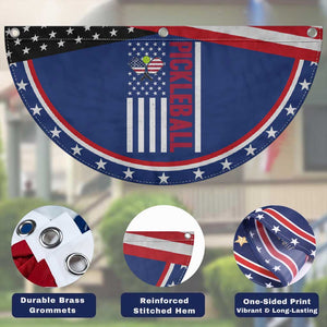 Pickleball Lover Patriotic Fan Flag American Flag Sport Gift TS12 Print Your Wear