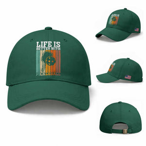 Life Is Better With Pickleball Baseball Cap Funny Dink Saying TS12 Baseball Cap Universal Fit Irish Green Print Your Wear
