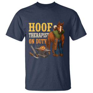 Equine Care Farrier Gift T Shirt Hoof Therapist On Duty