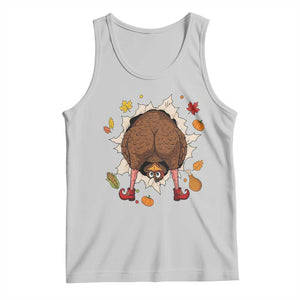 Funny Turkey Butt Thanksgiving Tank Top Silly Feast Party Gift