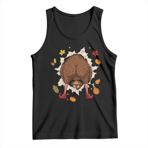 Funny Turkey Butt Thanksgiving Tank Top Silly Feast Party Gift