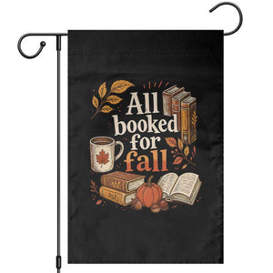 All Booked For Fall Garden Flag Cozy Season Autumn Book Lover
