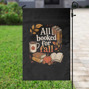 All Booked For Fall Garden Flag Cozy Season Autumn Book Lover