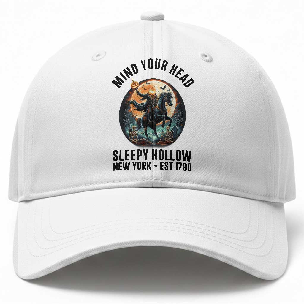 Headless Horseman Baseball Cap Mind Your Head Haunted Gift TS12 Print Your Wear