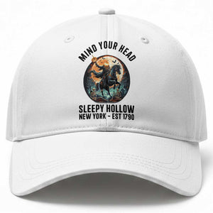 Headless Horseman Baseball Cap Mind Your Head Haunted Gift TS12 Print Your Wear