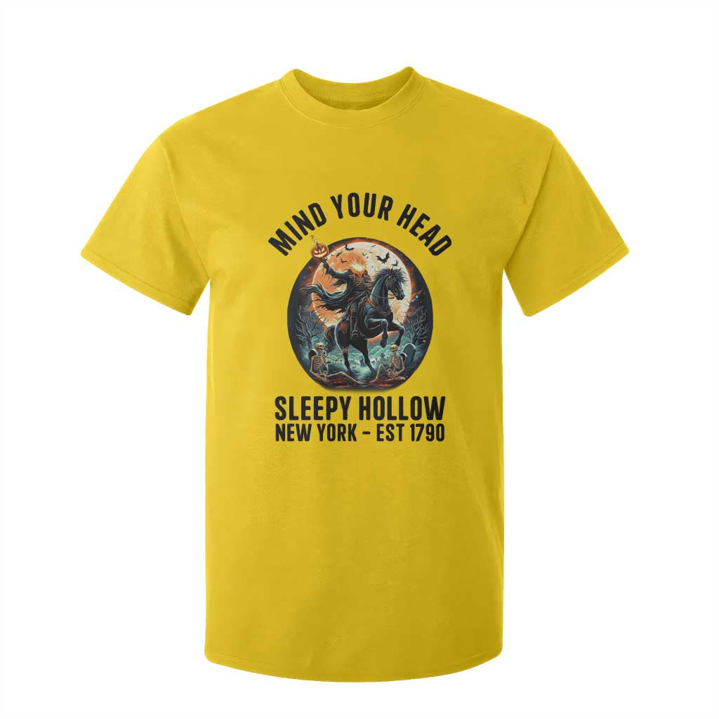Headless Horseman T Shirt For Kid Mind Your Head Haunted Gift TS12 Daisy Print Your Wear