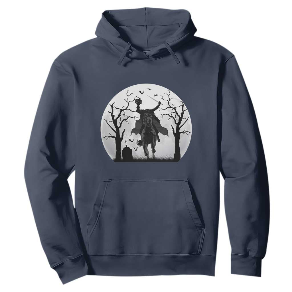 Headless Horseman Hoodie Gothic Horror Halloween Gift TS12 Navy Print Your Wear