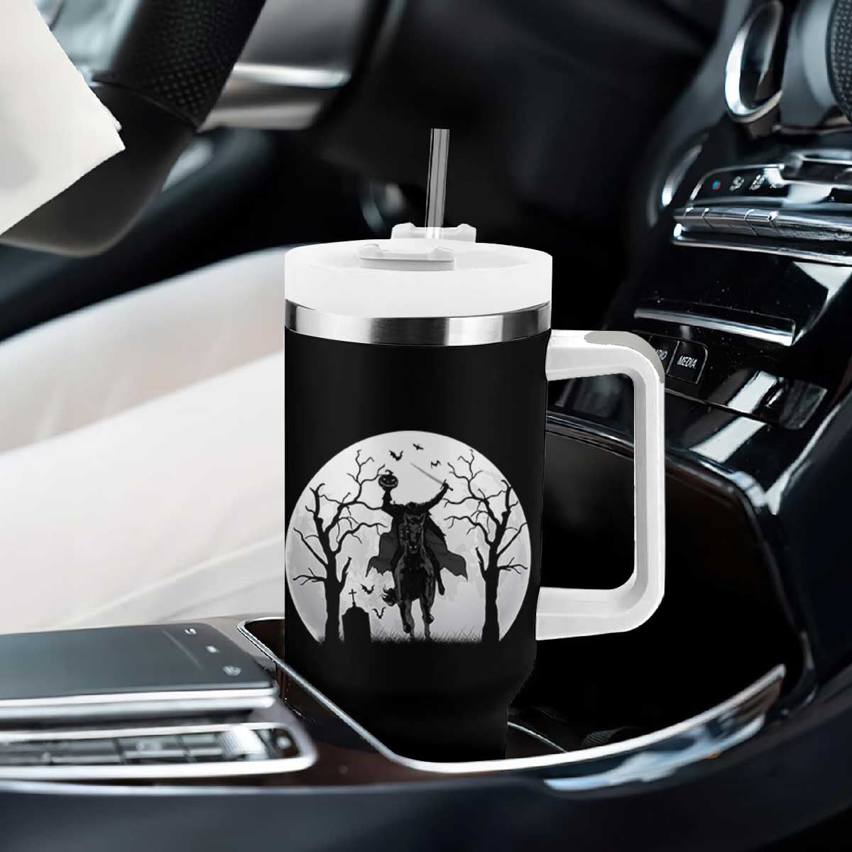 Headless Horseman Tumbler With Handle Gothic Horror Halloween Gift TS12 Print Your Wear