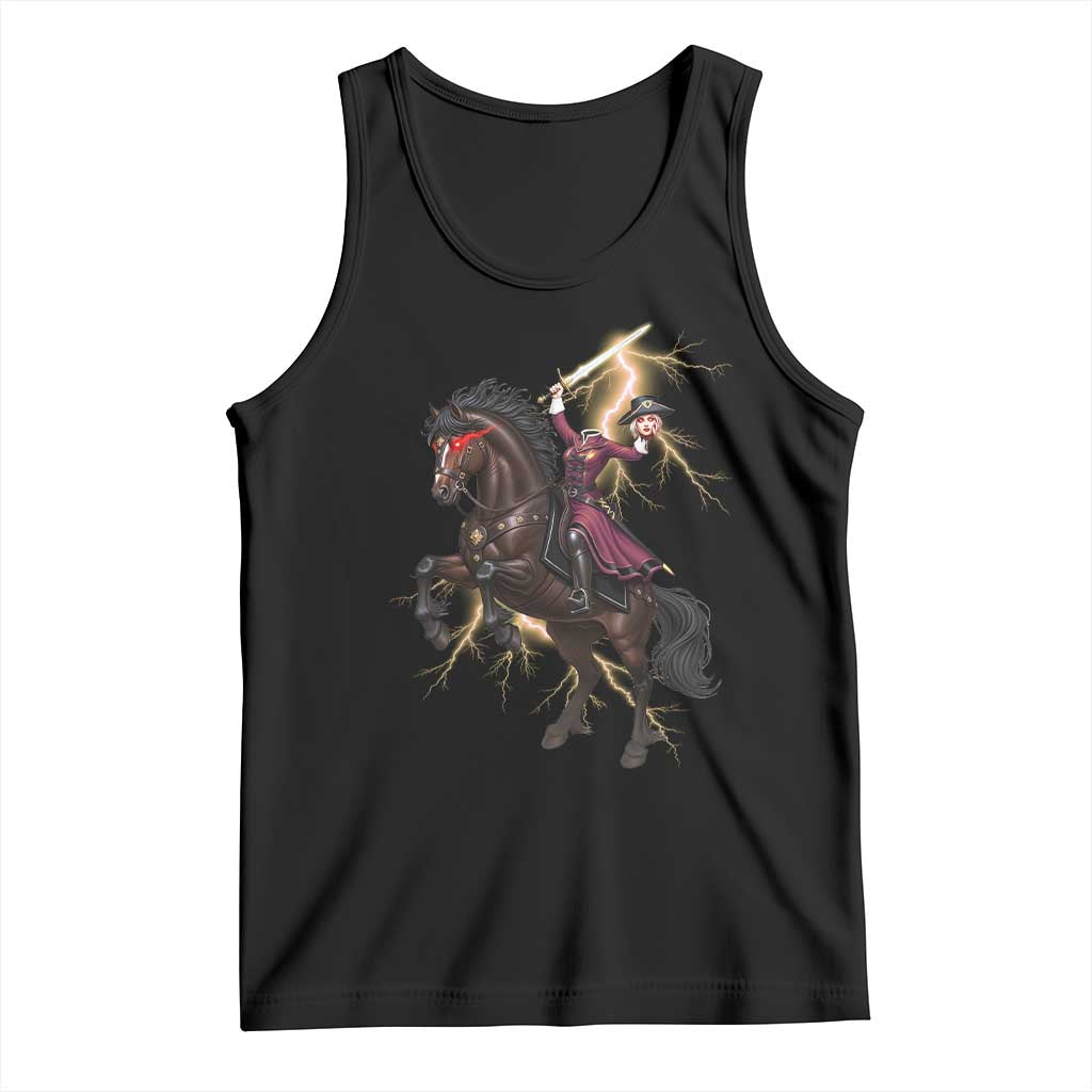 Dullahan Headless Horsewoman Tank Top Gothic Monster Girl Gift TS12 Black Print Your Wear