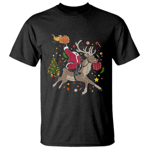 Funny Santa Headless Horseman T Shirt Christmas Halloween Gift TS12 Black Print Your Wear