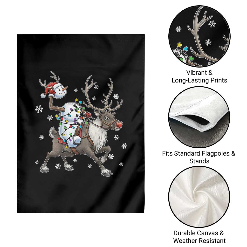 Funny Snowman Headless Horseman Garden Flag Christmas Halloween Gift TS12 Print Your Wear