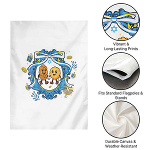 Funny Hanukkah Garden Flag Challah And Latke Cute Food Lover Gift TS12 Print Your Wear