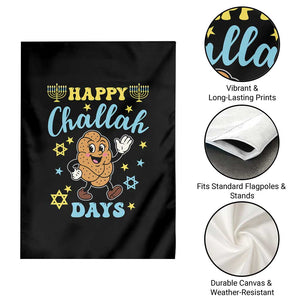 Funny Hanukkah Food Lover Gift Garden Flag Happy Challah Days TS12 Print Your Wear
