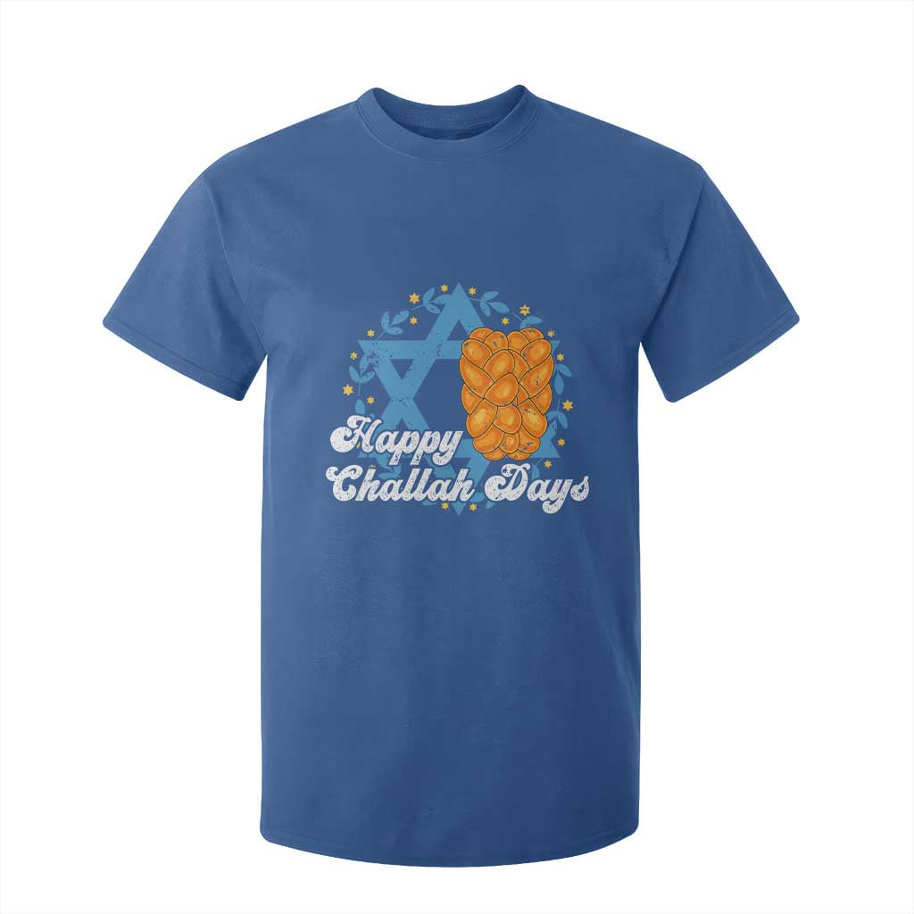 Hanukkah Challah T Shirt For Kid Happy Challah Days Star Of David Gift TS12 Royal Blue Print Your Wear