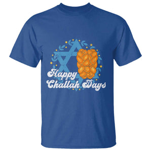 Hanukkah Challah T Shirt Happy Challah Days Star Of David Gift TS12 Royal Blue Print Your Wear