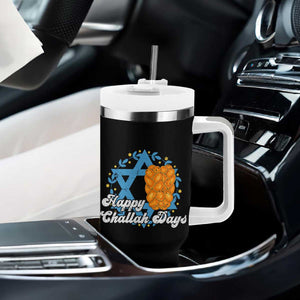 Hanukkah Challah Tumbler With Handle Happy Challah Days Star Of David Gift TS12 Print Your Wear