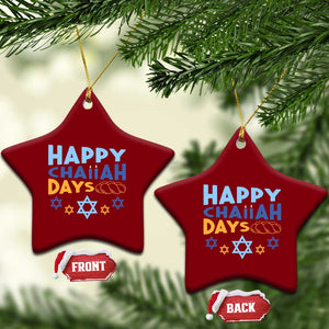 Happy Challah Days Ceramic Ornament Hanukkah Holiday Gift TS12 Print Your Wear