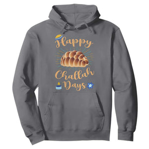 Funny Hanukkah Happy Challah Days Hoodie Jewish Gift TS12 Charcoal Print Your Wear