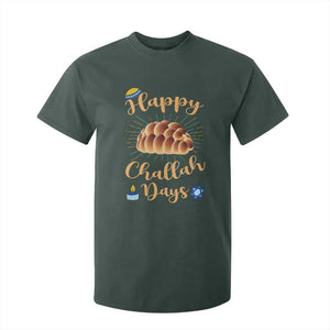 Funny Hanukkah Happy Challah Days T Shirt For Kid Jewish Gift TS12 Dark Forest Green Print Your Wear