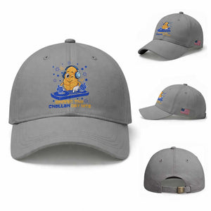 Hanukkah DJ Challah And Dreidel Baseball Cap Funny Jewish Gift TS12 Baseball Cap Universal Fit Sport Gray Print Your Wear