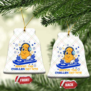 Hanukkah DJ Challah And Dreidel Ceramic Ornament Funny Jewish Gift TS12 Print Your Wear