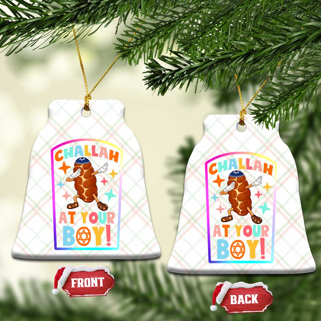 Hanukkah Challah At Ya Boy Ceramic Ornament Funny Holiday Gift TS12 Print Your Wear