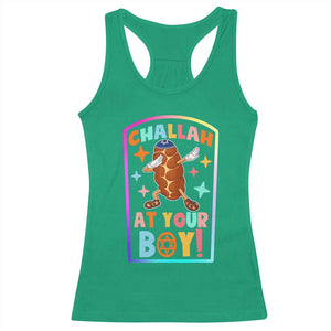 Hanukkah Challah At Ya Boy Racerback Tank Top Funny Holiday Gift TS12 Irish Green Print Your Wear