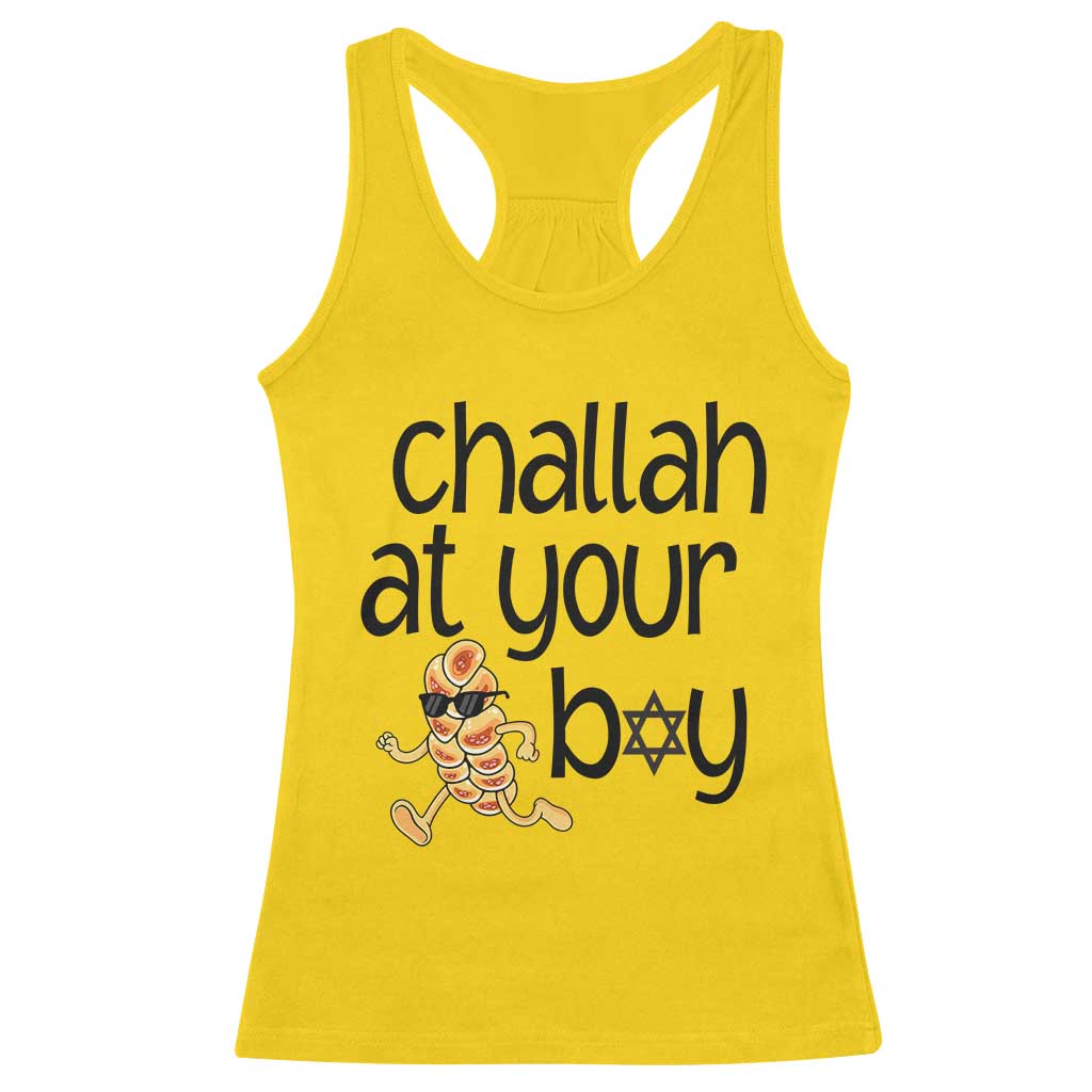 Festival Of Lights Gift Racerback Tank Top Hanukkah Challah At Ya Boy TS12 Daisy Print Your Wear
